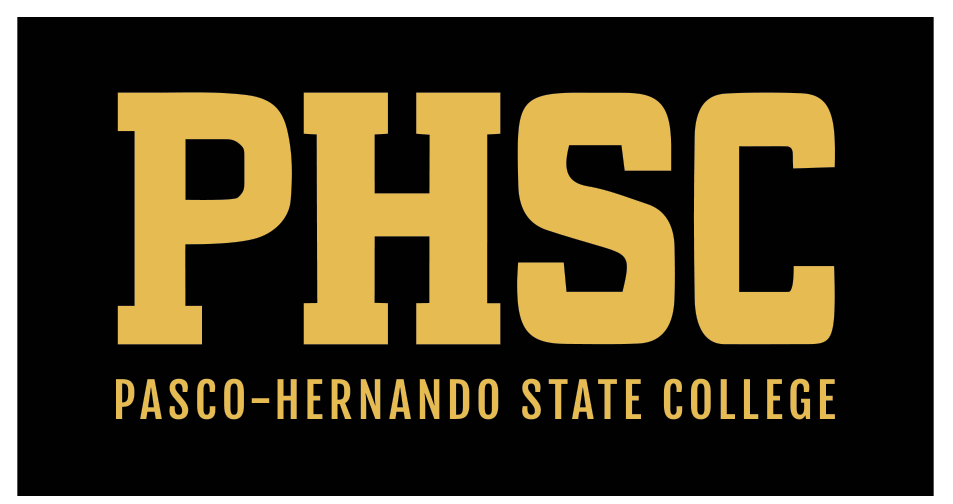 PHSC Logo Gold on Black Stacked