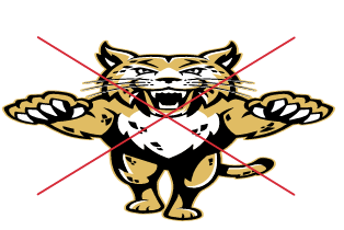 PHSC Bobcat logo distorted