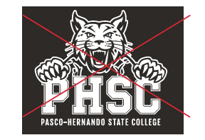 PHSC Bobcat logo in a black and white