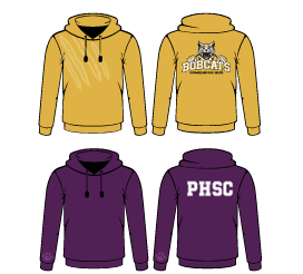 PHSC branded sweatshirts