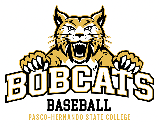 PHSC's baseball logo in white wordmark