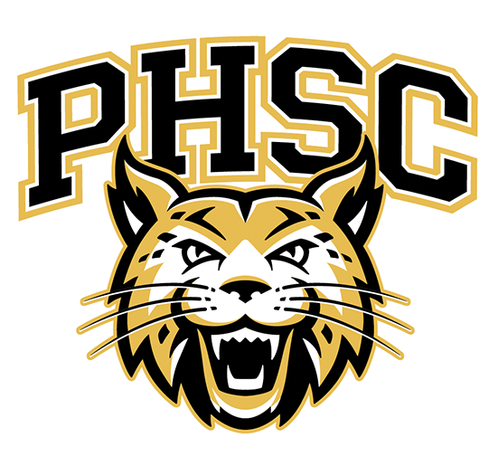 Bobcat Head Side - Main Wordmark in Black Monogram
