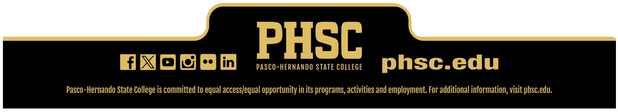 PHSC footer with disclaimer