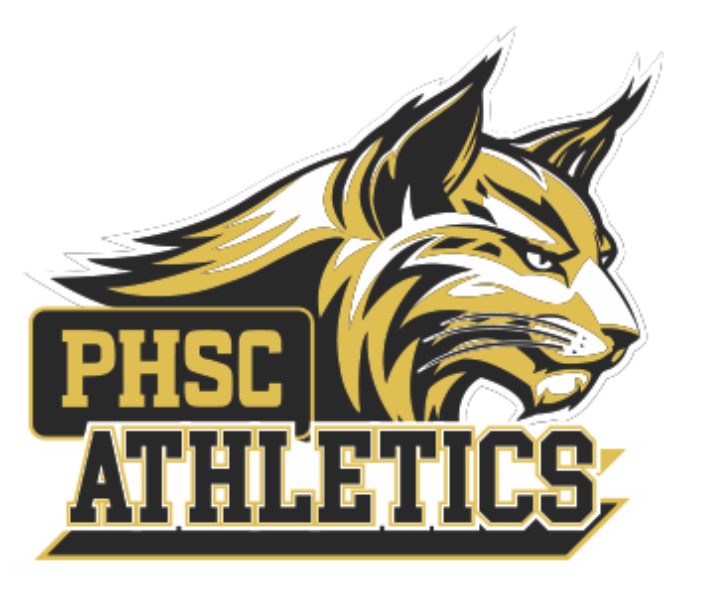 PHSC Athletics with text logo
